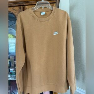 Nike Men's Brown Crewneck Sweater